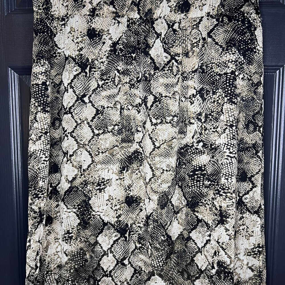 Maurices Skirt Snake Print Maxi Length Size Large - Picture 4 of 12